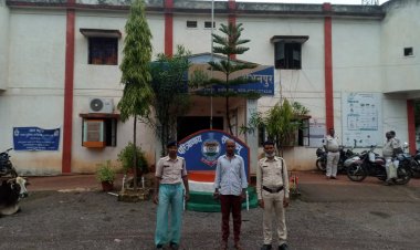 अवैध शराब परिवहन करते चण्डी का युवक गिरफ्तार।