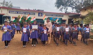 बिरोदा प्राथमिक शाला में वीर नारायण सिंह को याद कर मनाया गया बलिदान दिवस