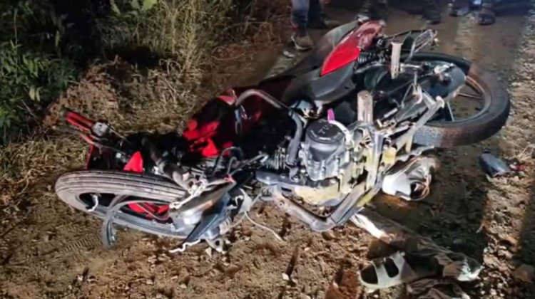 नेशनल हाईवे पर हादसा : ट्रक की टक्कर से बाइक सवार 2 युवकों की मौत, एक की हालत गंभीर