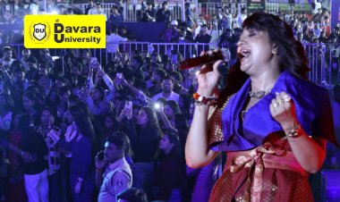 जब यूनिवर्सिटी में गूंजा संगीत और मचा धमाल | देखें शानदार वीडियो - Shri Davara University