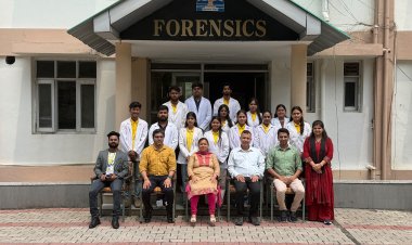 हिमाचल प्रदेश के धर्मशाला स्थित RFSL में श्री दावड़ा यूनिवर्सिटी के छात्रों का 15 दिवसीय प्रशिक्षण संपन्न
